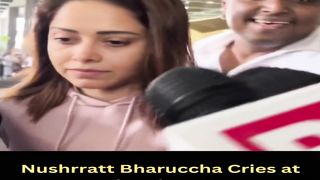 Nushrratt Bharuccha Cries at the Airport #nushratbharucha #shorts #viral #youtubeshorts #trending #shortvideo #ytshorts