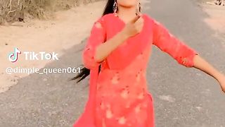 Beautiful girl and dance song