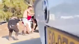 Israel Festival | Attack on Makeshift Police Checkpoint Filmed | RCF