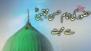 حضورﷺ کی امام حسن مجتبیؓ سے محبت شخ الاسلام پروفیسر طاہر القادری