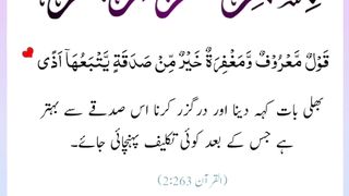 Quran , Al Quran Surah 02 Ayat 263 #viral #shorts #quran #youtubeshorts