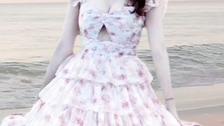 Very cool walking on the beach
