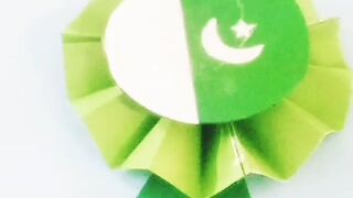 Pakistan badge#14thaugust1947 #diycountrybadge #pakistan #art#badge