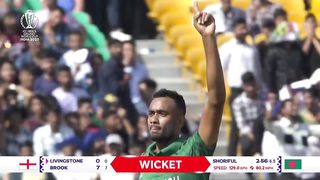 Liam Livingstone - Wicket - England vs Bangladesh