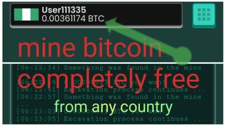 Mine BTC for free