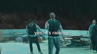 they are so thirsty and zombie can't hear them in rain so they try to escape ???? #kdrama