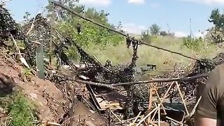 Ukraine Russia War | Ukrainians Show Destroyed Wooden Armored Vehicle Decoy | RCF