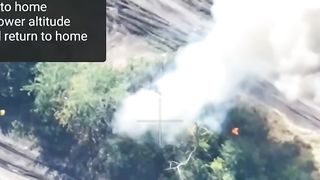 Ukraine Russia War | Russian Tank with Anti-Drone Cage Suffers Direct Hit | RCF