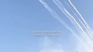 Israel-Palestine Conflict | Rockets from Gaza Towards Ashkelon | RCF