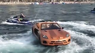 Have you seen a jet car before.
