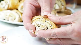 Crumbly and crispy Cookies with nuts and meringue!