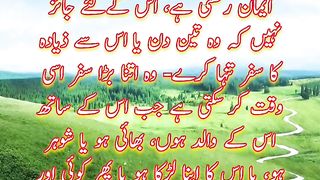 Tanha Safar Karna |  Status  |  Hadees In Urdu