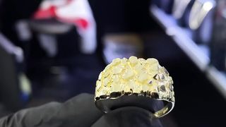 10K Gold Nugget Rings available at Ijaz Jewelers