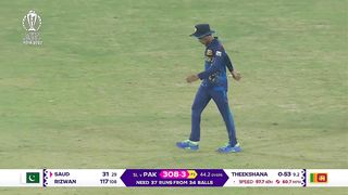 Saud Shakeel - Wicket - Pakistan vs Sri Lanka