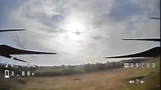 Ukraine Russia War | Russian Kamikaze Drone Strikes Ukrainian Armored Vehicle | RCF