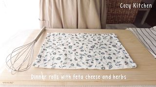 You Won't Buy Bread Any More !! QUICK AND FLUFFY DINNER ROLLS With Feta Cheese And Herbs