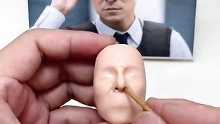 Andy Lau's clay sculpture is really attractive.