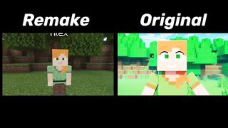 Angry Alex vs Angry Alex in Minecraft
