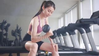 Women go to the gym