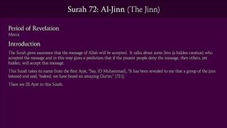 Surah Al-Jinn (The Spirits_ The Unseen Beings)_ Arabic and English translation.