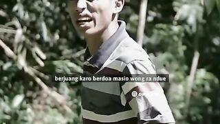 Berjuang karo berdoa masio wong ra due