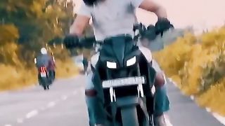 New attitude motorcycle riding viral video