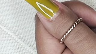 Nail art practicing at home . . .