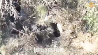 Ukraine Russia War | Russian Paratroopers Assaulting Ukrainian Trench with Grenades | RCF