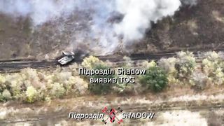 Ukraine Russia War | Ukrainian Drone Observes Russian TOS-1A and Tank in Hangar | Artiller | RCF