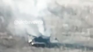 Ukraine Russia War | Burning Russian Vehicle Moves Through Field, Infantry Seen Behind | N | RCF