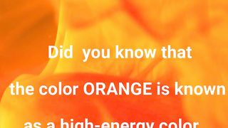 Color Facts - Orange 2