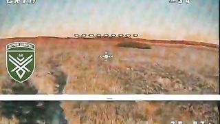 Ukraine Russia War | Ukrainian FPV Kamikaze Drone Hits Lone Russian Soldier | RCF