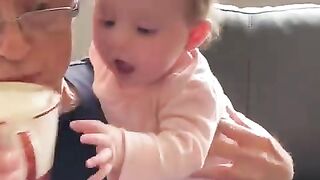 baby and grandpa