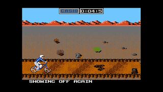 California Games BMX- Nintendo NES