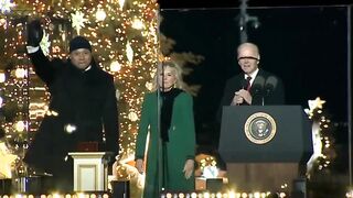Confused Joe Biden Leaves The Stage With The Microphone
