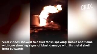 Oil Depot In Russia's Border Region Of Bryansk Explodes After Suspected Drone Strike