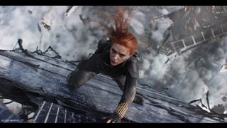 Black Widow Levitating