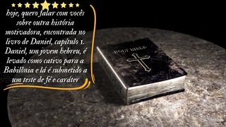 Tentação vs. Fé: A história de Daniel e seus amigos na Babilônia"#motivacional