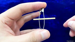 Trick from my GRANDFATHER - _Match through a Pin_