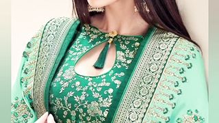 Unique design neckline