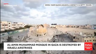Gaza Al Amin Muhammad Mosque Destroyed