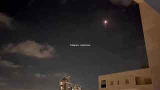 Israel War | Iron Dome Beautifully Intercepts Missile Above Israeli Cities | RCF