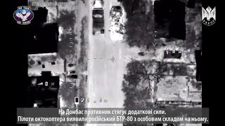 Ukraine War | Night Bombing by Rarog UAV | Donetsk Oblast | RCF