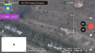 Ukraine Russia War | Ukrainian FPV Drone Strikes Russian T-90M | Kreminna Front, Luhansk | RCF