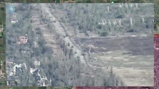 Ukraine Russia War | Destruction of Russian Armored Column near Avdiivka | RCF