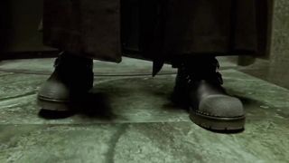 Shootout in the lobby - The Matrix [Open Matte] 3:15