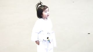 Youngest Taekwondo Fighters Disciplined.