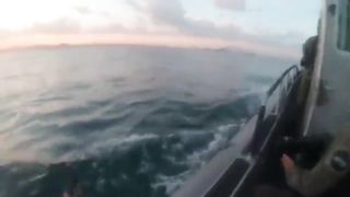 Israel War | IDF Coast Guard Fires at Palestinian Landing Crafts | October 8, 2023 | RCF