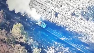 Ukraine Russia War | Russian Soldier Rescues Burning Comrade from Moving MT-LB | Kreminnay | RCF