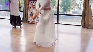 Indian girl beautiful dance in club